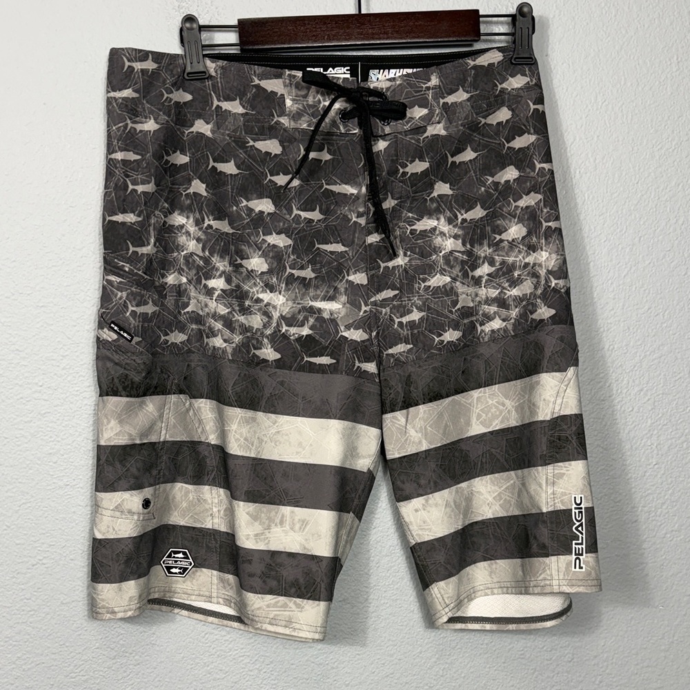 Pelagic Mens SharkSkin Boardshorts